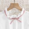 8-12Y Girls Dresses Pop Children's Summer New Foreign-style Fly Sleeve Dress Colour Temperament Pleated Skirt