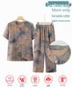 Elderly Women's Round-Neck Short-Sleeve Two-Piece Summer Set