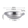 Stainless Steel Anti-Scald Thickened Bowl for Noodles, Rice, and Crawfish with Custom Logo.