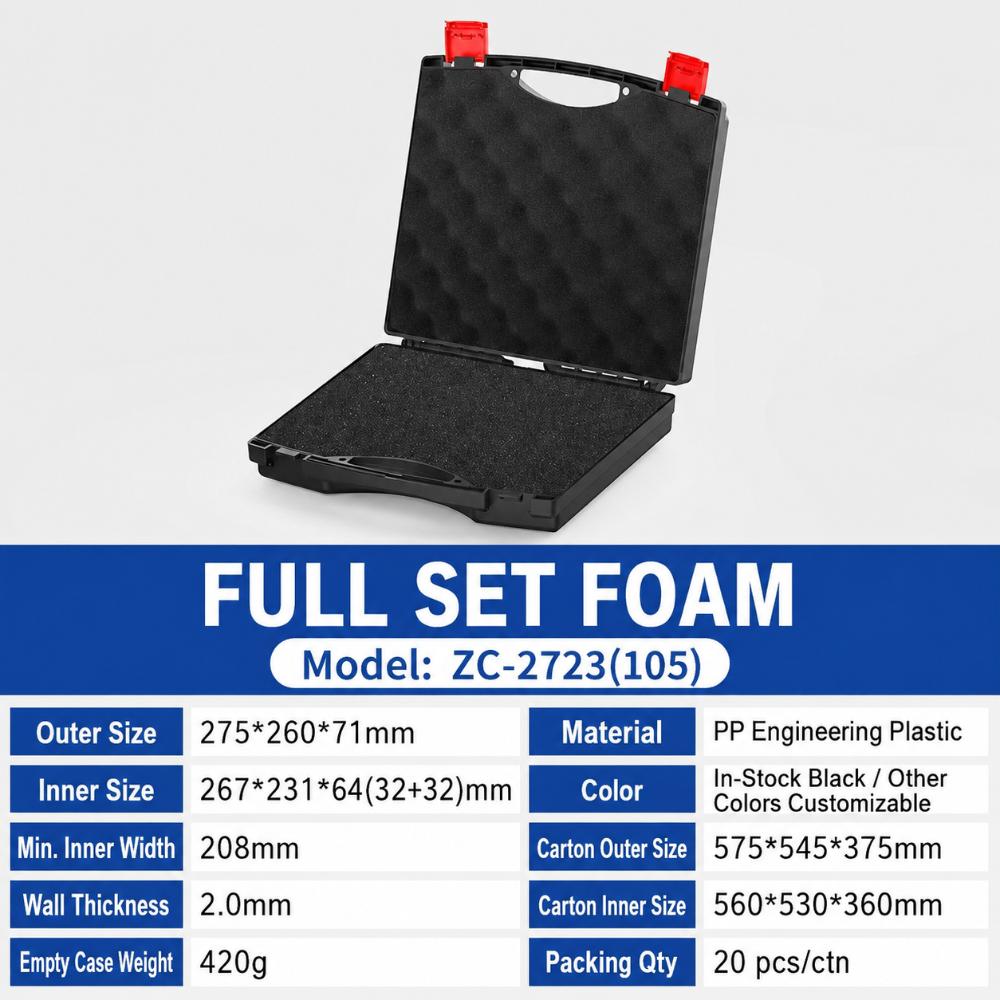 1Pcs PP Plastic Plastic Tool Organizer Storage Case  For Household Workshop Car Storage
