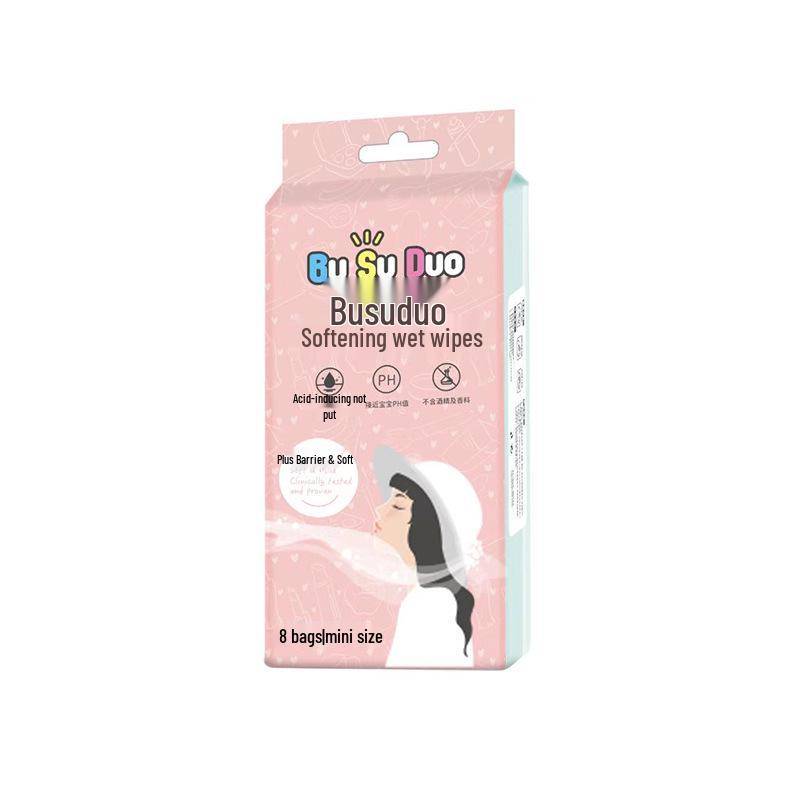 Portable Mini Wet Wipes for Babies & Household - Hand & Mouth Care, Individually Packaged, Sanitary, for Mom & Baby Use