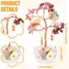 Faux Crystal Tree Creative Crystal Tree Life Bonsai Decor Crystals Stones Get Rich Trees for Office Living Room Home Decoration