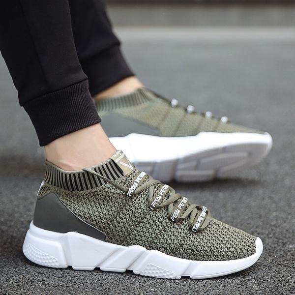 Hochwertige Freizeit-Laufschuhe Mesh-Sneaker Herren Sportschuhe Atmungsaktives Design