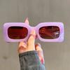 Rectangular Frame UV400 Sunglasses Outdoor Ultraviolet Eyewear for Men Women Vintage New Candy Color Square Sun Glasses Ladies