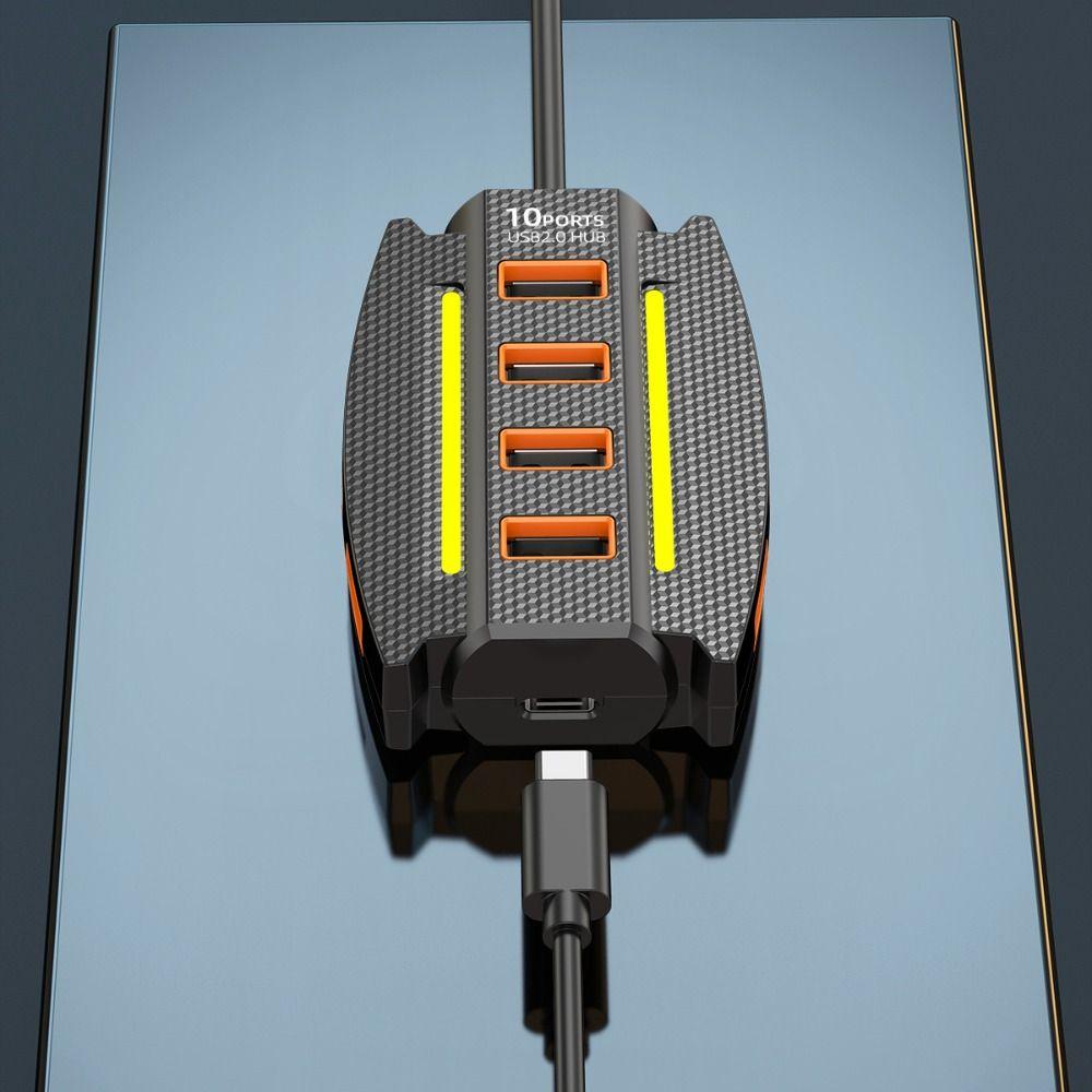 Extend 10 Ports USB 2.0 Splitter USB Adapter USB Port Expander Mouse Keyobard Printer