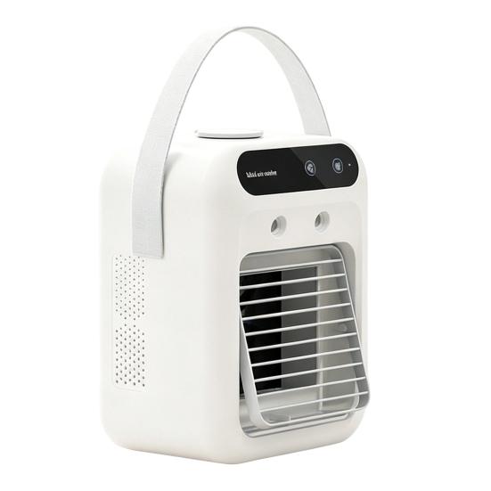 Tragbarer Klimaanlagenventilator, 2-in-1 Mini-Kühler und Luftbefeuchter, Leiser Persönlicher Kühlventilator für Zuhause, Büro, Außenbereich