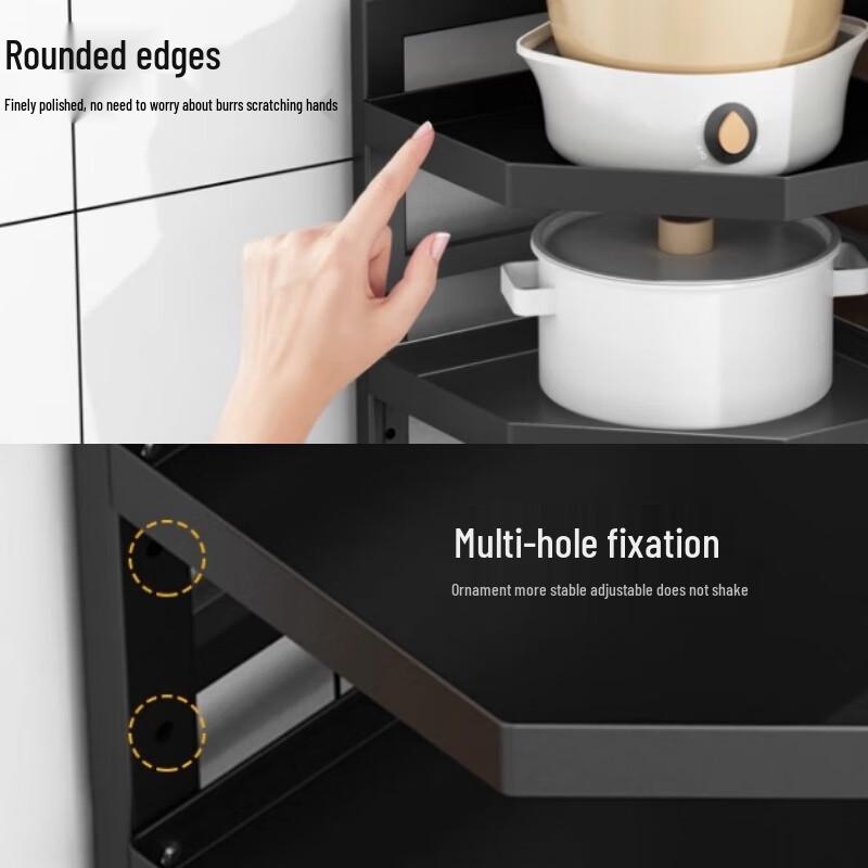 Modern 5-Tier Adjustable Kitchen Pot & Pan Rack