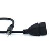 0.2 M 3.5Mm Male Audio Aux Jack To Usb 2.0 Type A Female Otg Converter Plug
