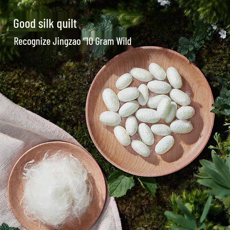 Jingdong Zhizao 100% Tussah Silk Washable Cooling Quilt