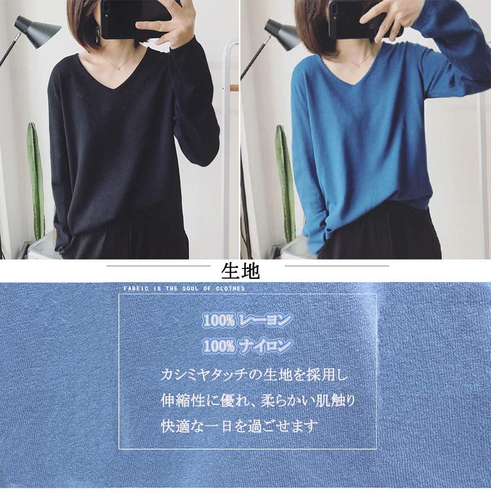 Mitigo knit long sleeve solid top in 10 and flattering for spring and and perfect for the V-neck colors. Soft, lightweight, slimming, fall. Classic,