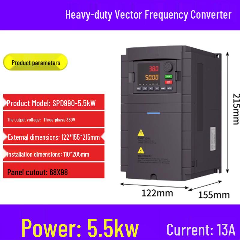 kankeirr Heavy-Duty Vector Inverter SPD990 CN plug (adapter included)