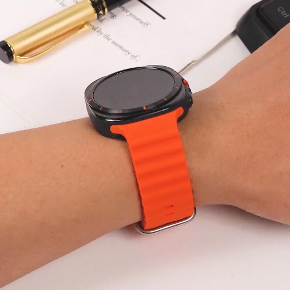 Adatto per Samsung Galaxy Watch Ultra/Ultra Band cinturino di ricambio in silicone 47mm traspirante/sportivo/confortevole