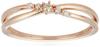 Canal Diamond Ring In 10K Pink Gold Size 151336143113 4℃ (PG), 7,