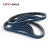 Blue Sanding Belts 10pcs 120# 40# 60# High Quality