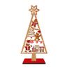Multicolor Christmas Decoration Xmas Tree Shape Tabletop Ornament  Holiday Decoration