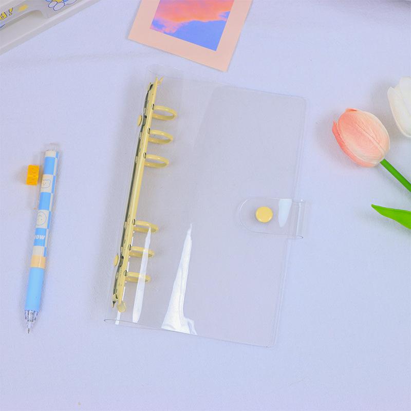 2026 Calendar A5 A6 6-hole Hand Account Loose-leaf Calendar Partition PP Frosted Transparent Protective Pad