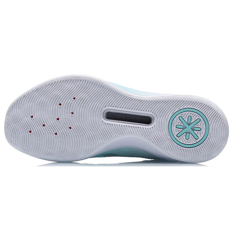 Li Ning Shadow 1 Way Of Wade Cushioning Rebound Mid top Performance Basketball Shoes Unisex Blue White ABPR015-3