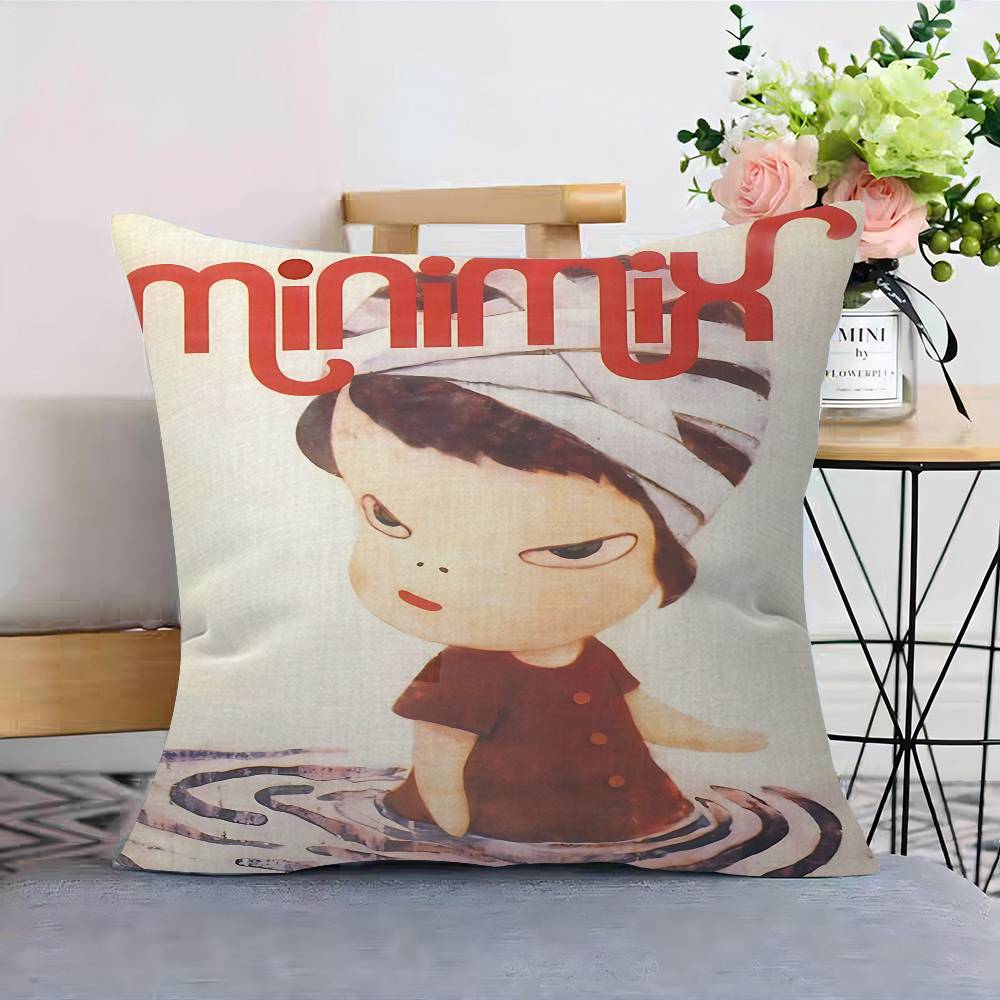 Y-YoshitomoS-Nara Pillowcases Home Bedding Decorative Pillow Cover Wedding Super Soft Pillow Case
