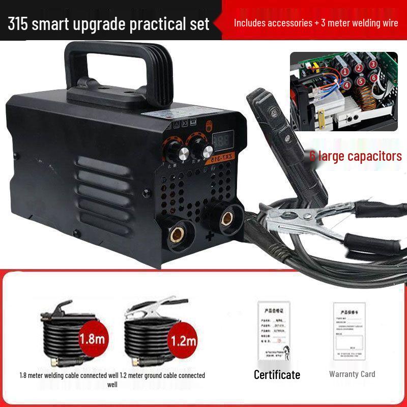 Gasless Multi-Function MIG/TIG Welder 220V - Three-in-One Home & Industrial Model