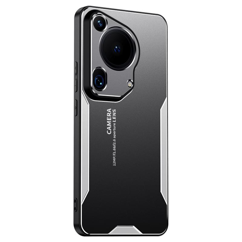 For Huawei Pura 70 Ultra Metal Phone Case Aluminum Alloy+PC+TPU Hybrid Back Cover