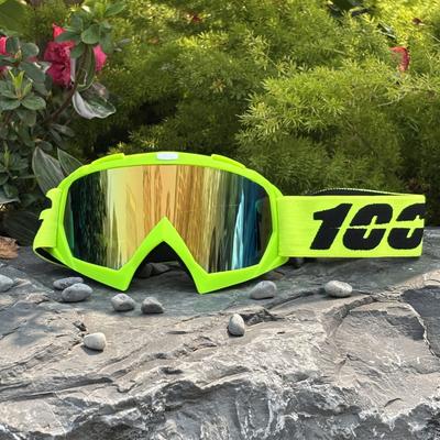 Neu 100 Motorradbrille Motocross-Brille Helm MX Moto Dirtbike ATV Ski Outdoor-Sportbrille Rollerbrille Maske Radfahren