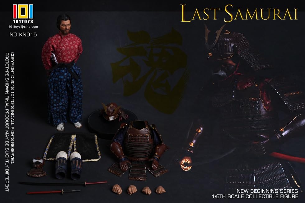 101TOYS 1/6 Scale Action Figure KN015 New Beginning Series of the Last Samurai Nathan Sengoku Warlord Samurai