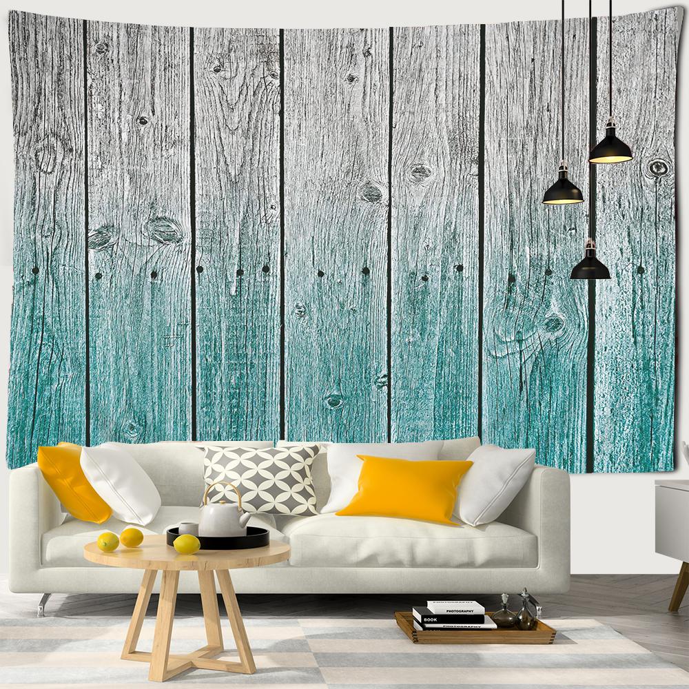 Plant On Wood Board Wall Tapestry Wall Hanging Farmhouse Decor Large Size Tapestry Hippie Boho Wall Tapestries Mandala Fabric