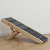 Opvouwbare Hondentrap met Krabplank Houten Huisdier Trappetjes voor Bed Antislip Katten Trappen Massief Houten Klimladder voor Oudere Honden