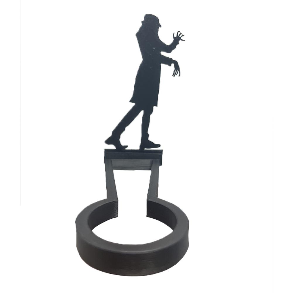 Nosferatu Candle Shadow Metal Halloween Horror Candle Holder Halloween Devil Shadow Candelabra Spooky Halloween Candle Holder