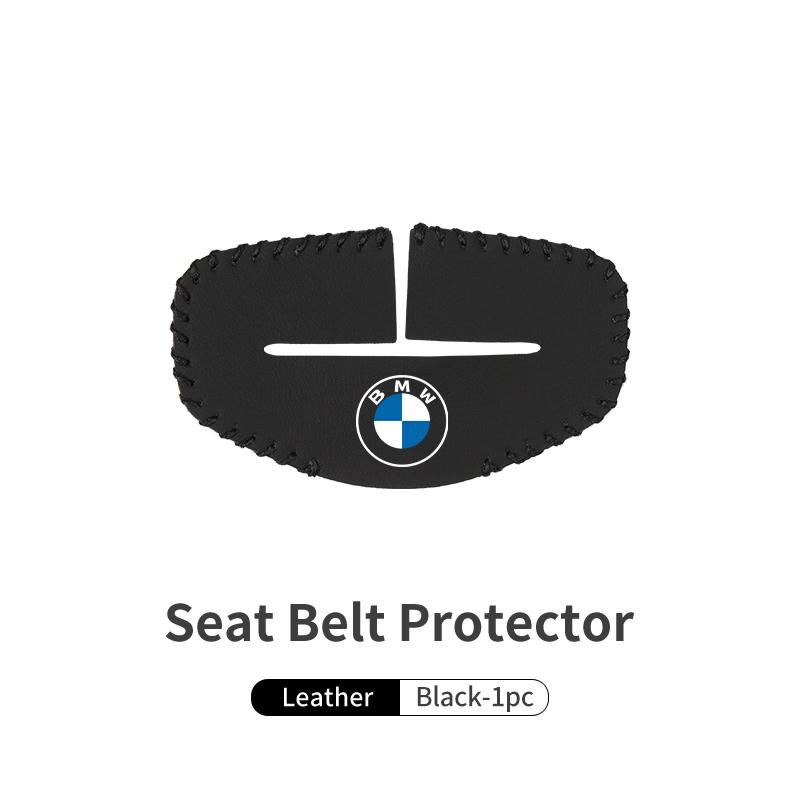 CLRJ1 Leather Car Seat Belt Buckle Protector Anti-Scratch Fastener Clip For BMW M 1 3 4 5 6 7 Series X1 X3 X4 X5 G20 G38 F48 E36 E39