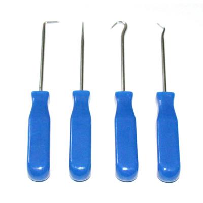 Set di 4 Pezzi Ganci per Pick Auto Utensili Manuali per Artigianato Estrattore Guarnizioni Paraolio Rimozione O-Ring