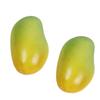 2pcs Artificial Mangoes for Home Kitchen Party Decoration Realistic Faux Fruit Ornament Restaurant Display Props