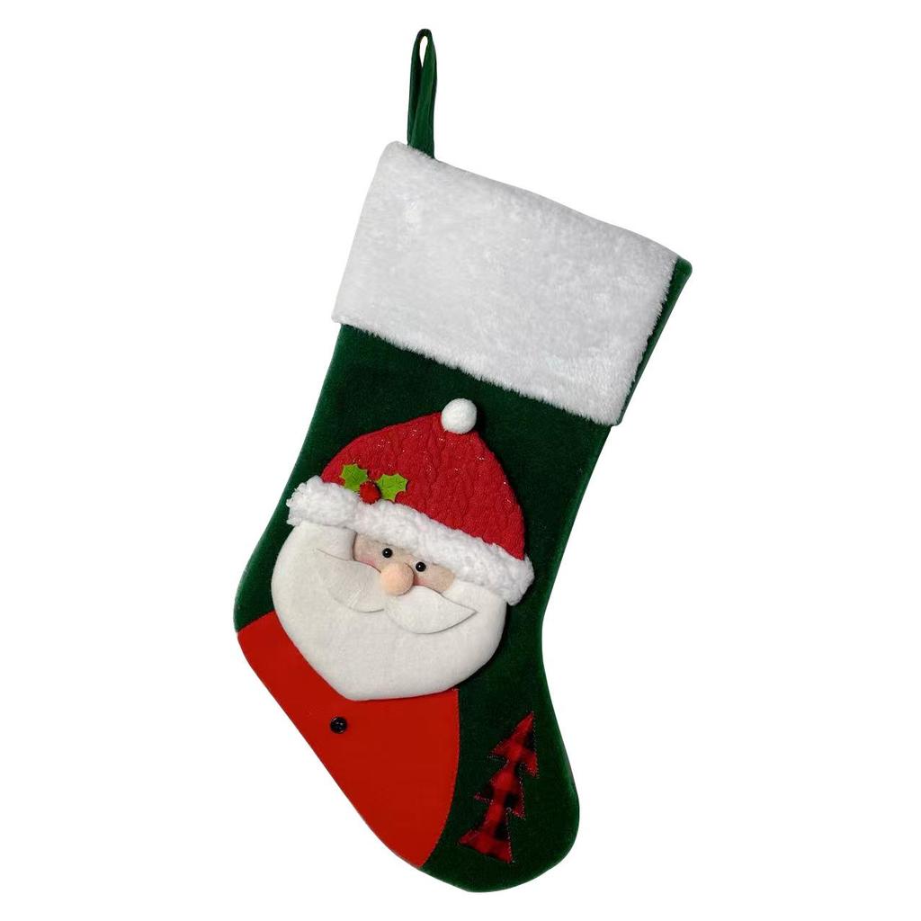 Santa Claus Gift Bag Pendant for Christmas Tree & Stocking Decoration