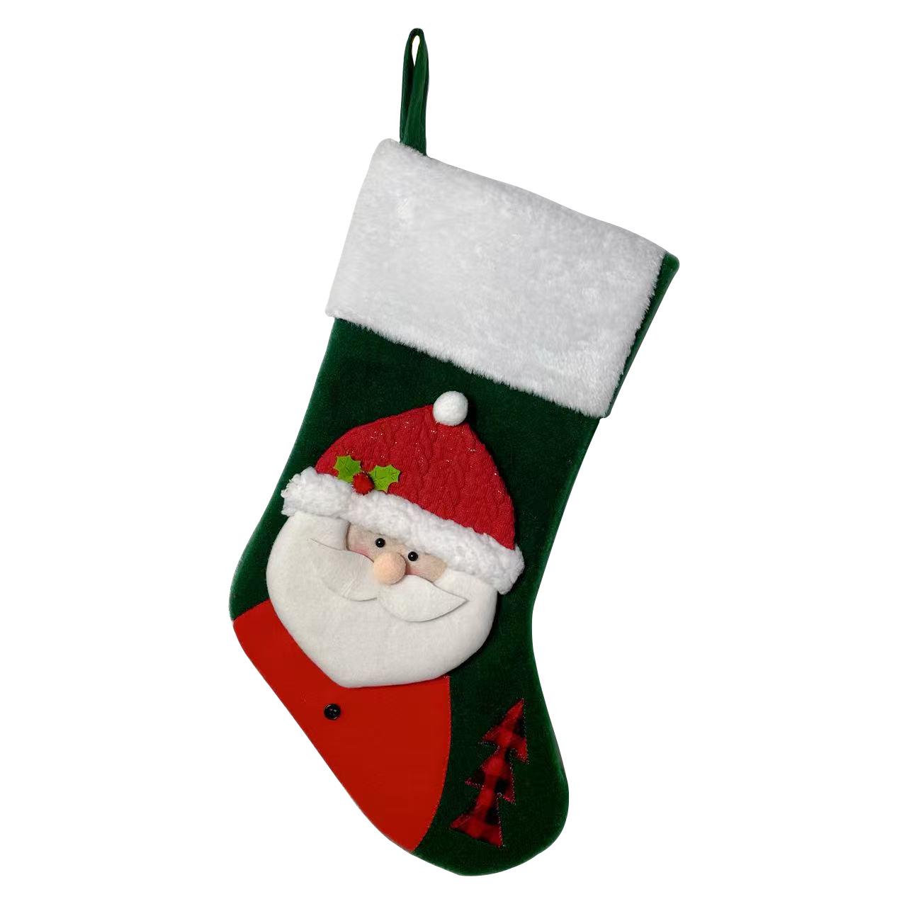 

Santa Claus Gift Bag Pendant for Christmas Tree & Stocking Decoration