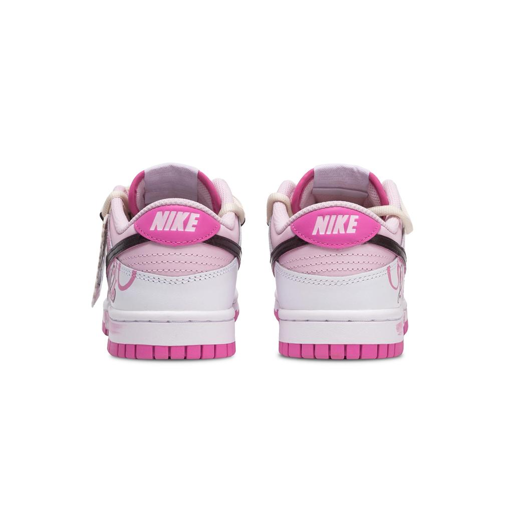 Nike Dunk Pink Encounter Slip Resistant Abrasion Resistant Slip Resistant Abrasion Resistant Low Top Skateboard Shoes HQ1181-661(Team691-)