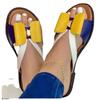 Fashion Shoes Female 2025 Hot Sale Summer Bowknot Women's Slippers Casual Sandals Outdoor Beach Shoes Retro Ladies Flat Slippers Zapatos