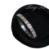 Medieval Style Full Diamond Four-Leaf Flower Point Diamond Bracelet Ring High-End Light Luxury Versatile Bracelet