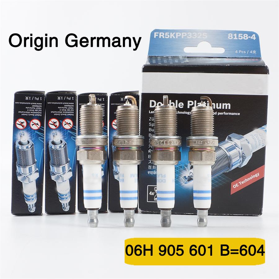 

4 шт. Германия OE 06H905601B EA888 1.8T 2.0T Passat CC Свеча зажигания 06H905604 Tiguan Golf GTI MK6 EOS Scirocco Mars plug 06H905611 4 Pcs BOSCH