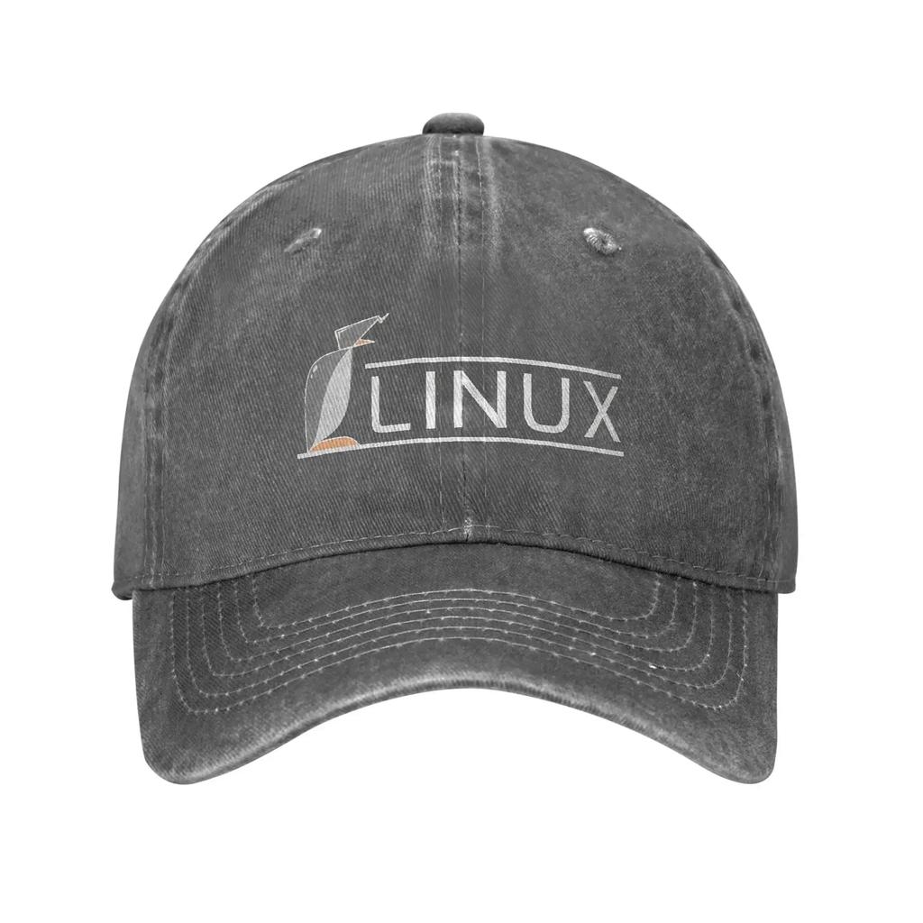 Linux Operating System Tux Penguin Casual Baseball Cap Summer Trucker Hat Sun Visor Hiking Cap Female Male Vintage Baseball Cap