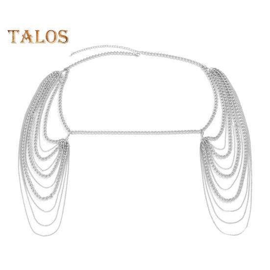 Dámský tělový řetízek Vícevrstvý střapec Ramenní řetízek Rande Večer Noční klub Párty Ramenní šperk Rekvizita pro vystoupení celebrity