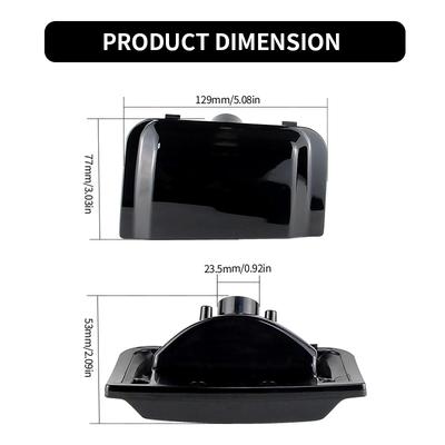 2pcs For Peugeot Boxer For Citroen Jumper RELAY Truck Car Turn Mirror Light Lamp Shell Housing For RAM PROMASTER For Fiat Ducato
