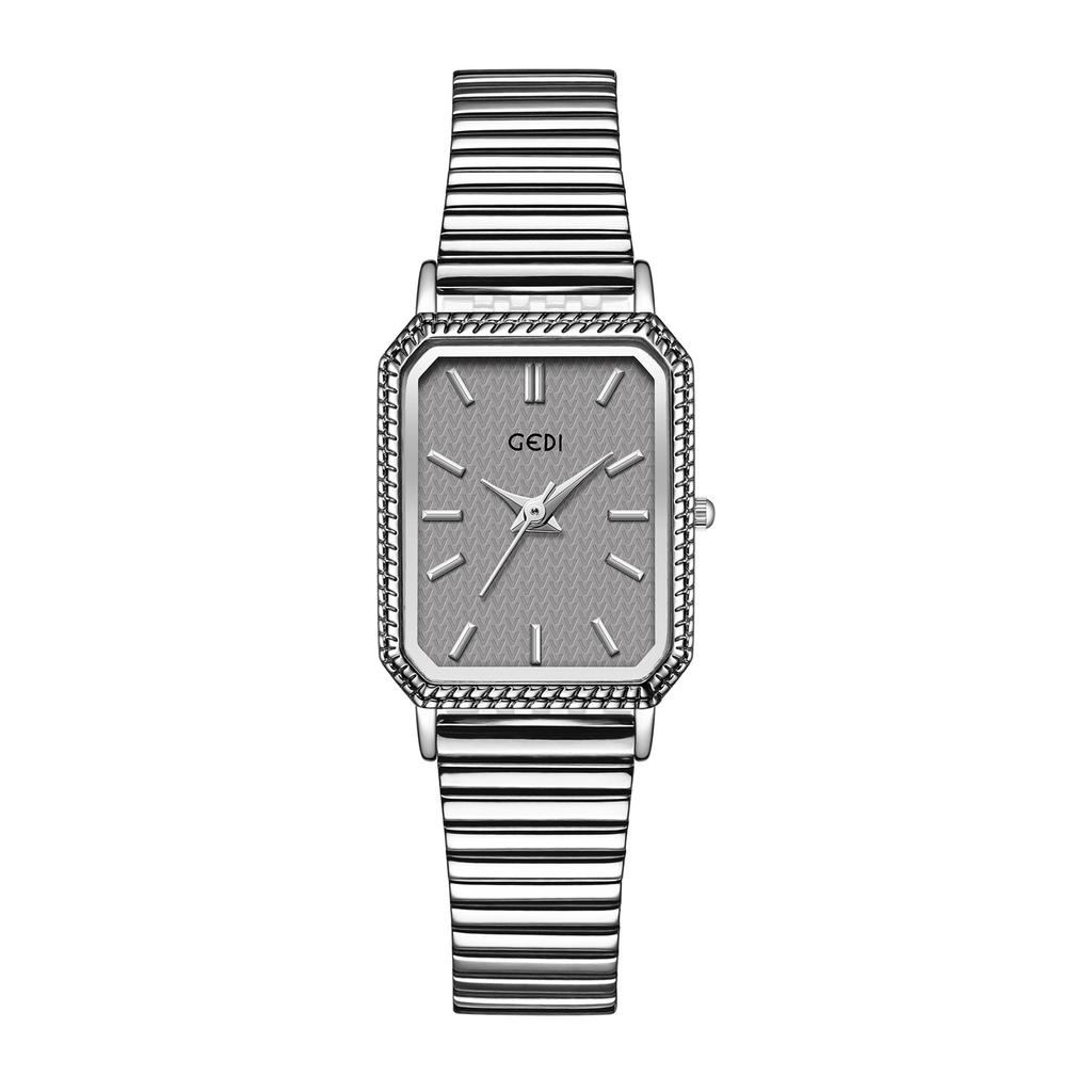 Retro Small Square Plate Watch Female Simple And Exquisite, Light Luxury Axiannu Alloy With Quartz Watch
