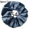 6pc/lot Scrunchies Velvet Scrunchies Hair Accessories For Women Elastic Bands Elegant Ponytail Solid Colors White Black Coffee