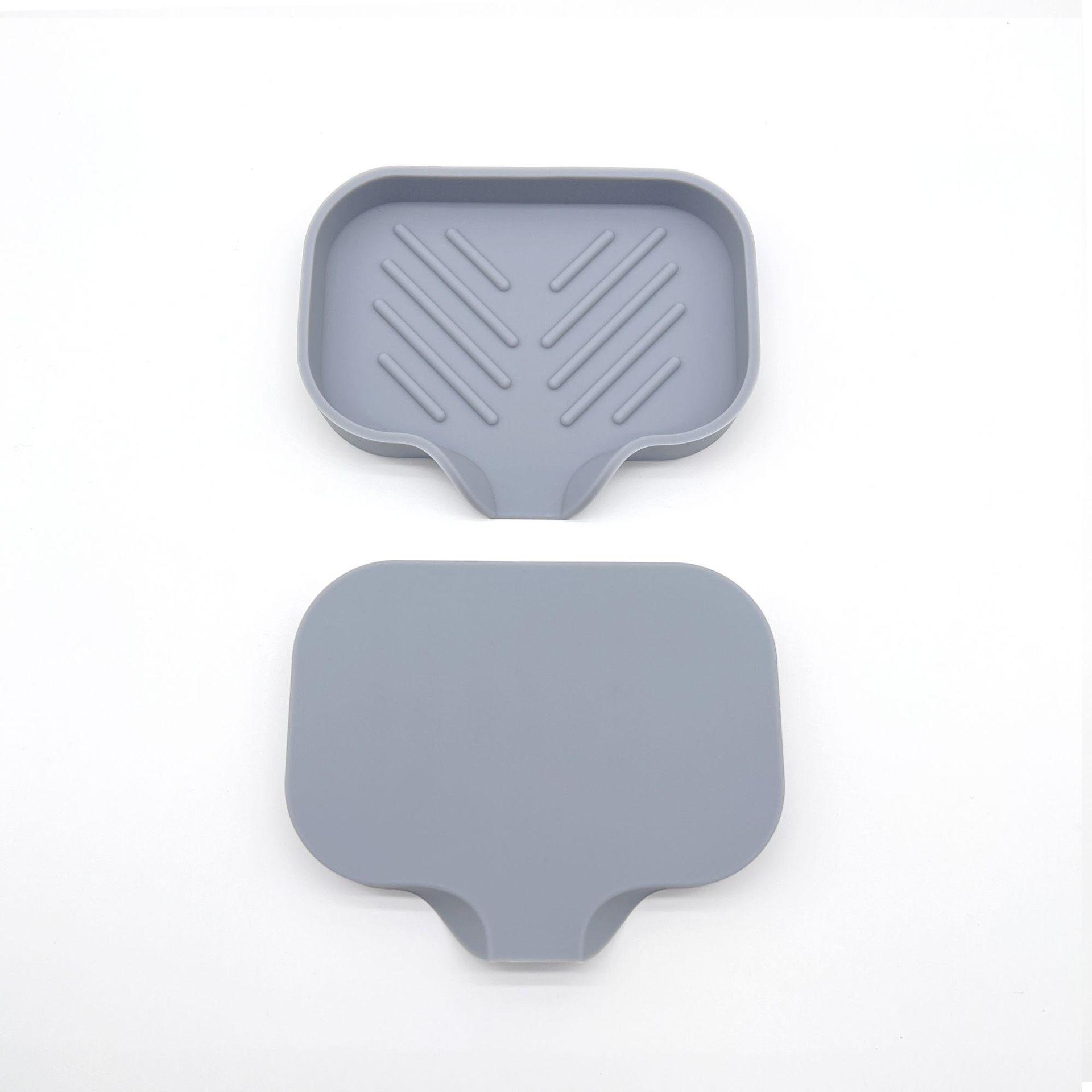

Non-Slip Silicone Soap Dish and Draining Mat for Kitchen & Bathroom