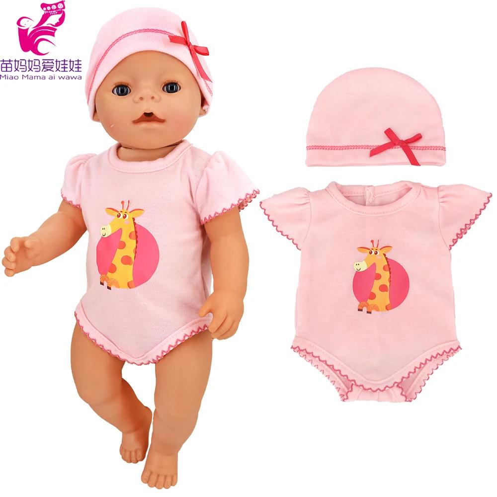 Oblečení pro panenku novorozence Zimní péřový kabát Kalhoty 18palcové oblečení pro americkou panenku Bunda Zimní oblek