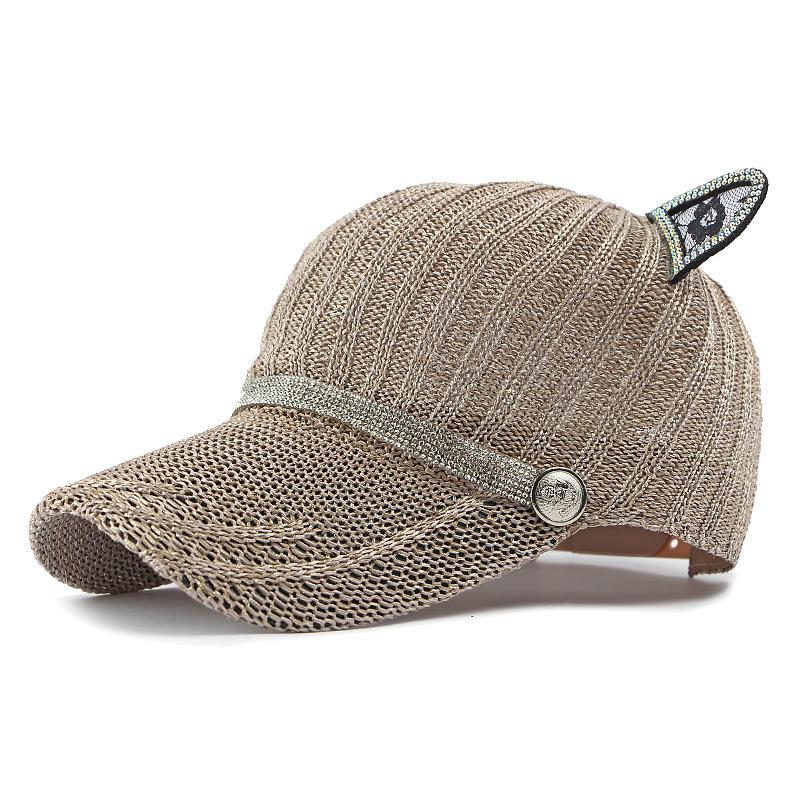 Cute Cat Ears Baseball Cap Outdoor Summer Girl