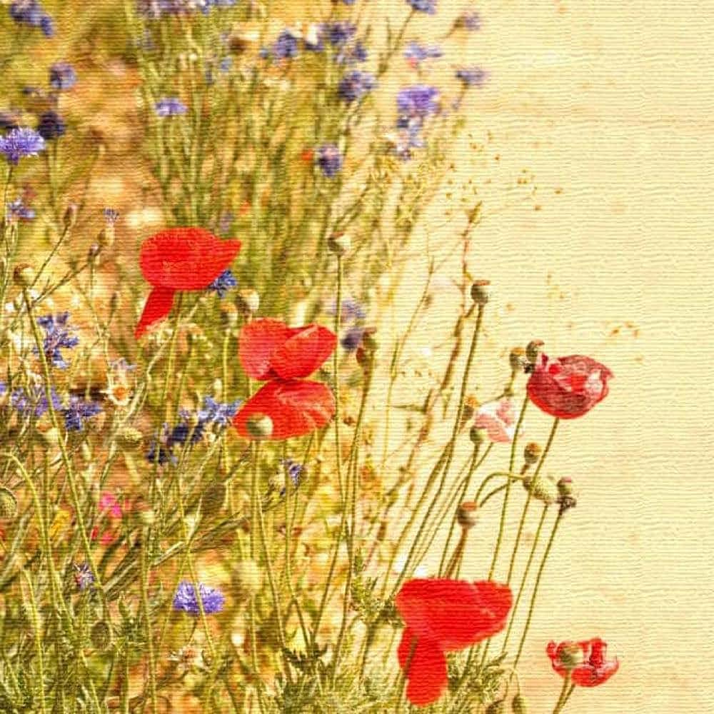 Art Deli Flowers Fabric Wall Art Panel pho-0065-L, 57 x 57 cm