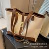 Commuter fashion hand carry women's bag 2025 new trendy and versatile large-capacity shoulder bag canvas temperament tote bag
