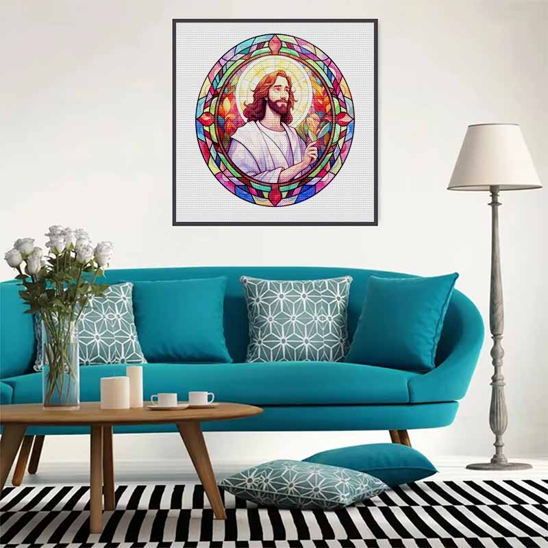 New Arrival 5D DIY Full Circle Diamond Painting "Religious Figures" Embroidery Cross Stitch Home Decor Gift