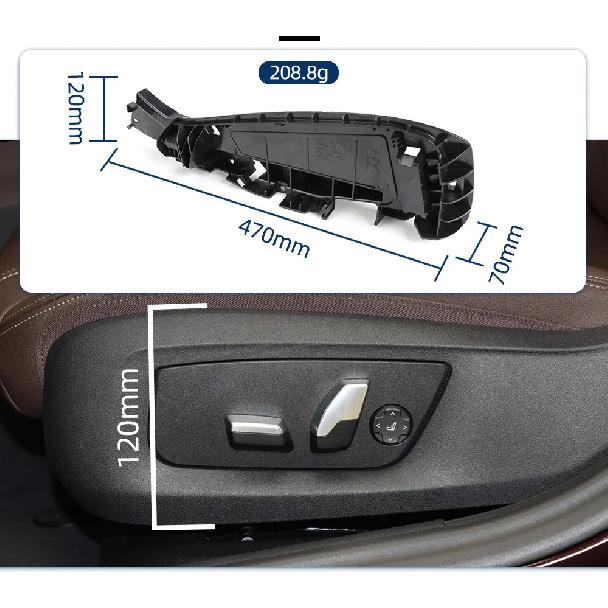 Car Front Left Right Seat Side Support Frame Panel Bracket Cover For BMW X5 X6 F15 F16 F85 F90 52107317458 52107317459